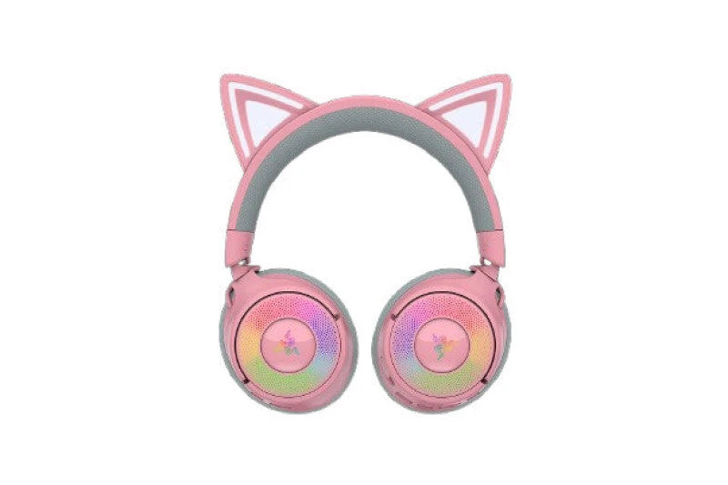 Image of Razer Razer Kraken Kitty V3 Pro - Quartz Headset Wired & Wireless Head-band Gaming USB Type-A Bluetooth Rose RZ04-05170200-R3M1
