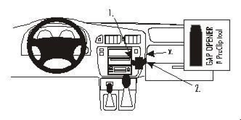 Image of Brodit ProClip ONLY for GR Y61.