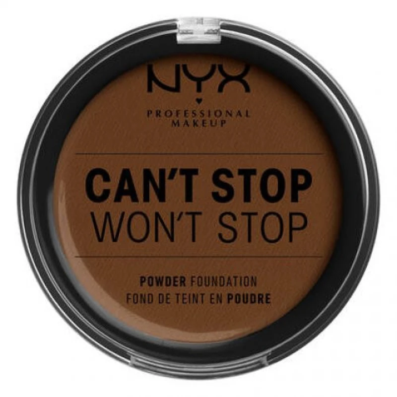 Image of NYX Professional Makeup Can't Stop Won't Stop Powder Foundation 22.3 Walnut