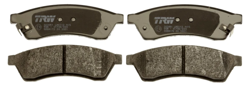 Image of TRW GDB4172 Brake pad set with acoustic wear warning Brake Pad Set,disc brake (402)