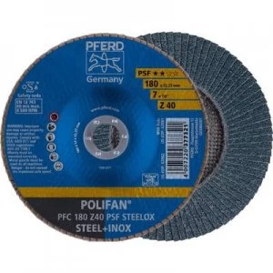 image of PFERD 67764185 POLIFAN-serrated washer PFC 180 Z40 PSF STEELOX Diameter 180 mm 10 pc(s)