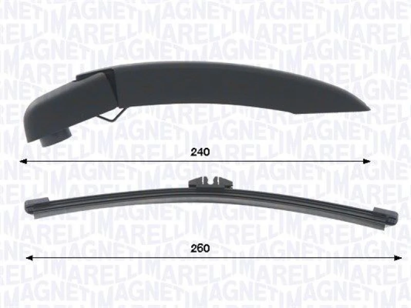 Image of MAGNETI MARELLI Wiper arm set MAGNETI MARELLI 000723180470