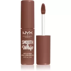 Image of NYX Professional Makeup Smooth Whip Matte Lip Cream Velvet Lipstick with Smoothing Effect Shade 24 Memory Foam 4 ml