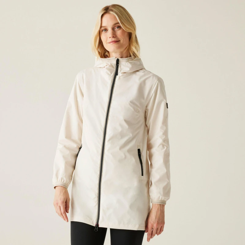 Image of Womens waterproof jacket Regatta Lioka Blanc Female 48