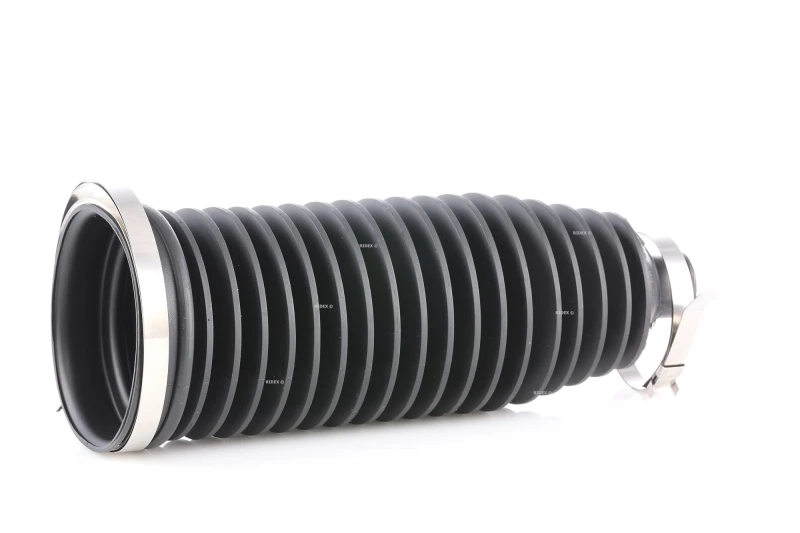 Image of RIDEX 191B0047 Steering Rack Boot with clamps, both sides, Thermoplast Thermoplast Bellow,steering (191)