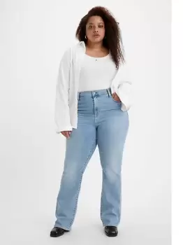 image of 725 High Rise Bootcut Jeans (Plus Size) - Blue