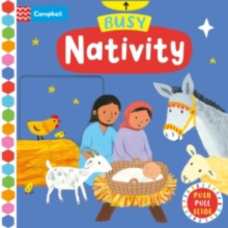 Image of Busy Nativity : A Push, Pull, Slide Book Board book