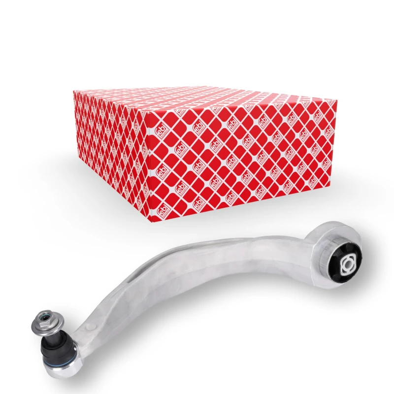 Image of FEBI BILSTEIN 43742 Suspension arm Control Arm, Aluminium, Rear, with ball joint, with lock nut Aluminium Track Control Arm (273)