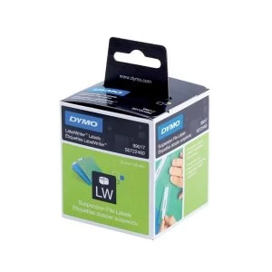 Image of Dymo 99017 Black on White Label Tape 50mm x 12mm