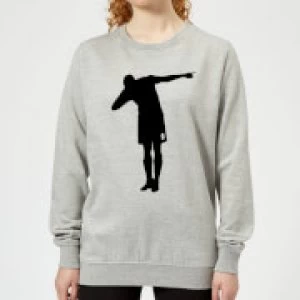 Image of Celebration Dab Womens Sweatshirt - Grey - 3XL