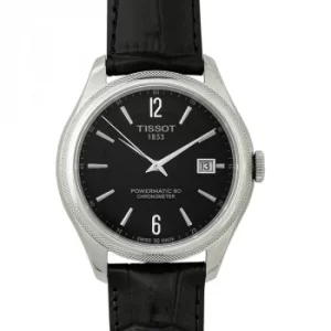 Image of T-Classic Ballade Powermatic 80 Cosc Automatic Black Dial Mens Watch