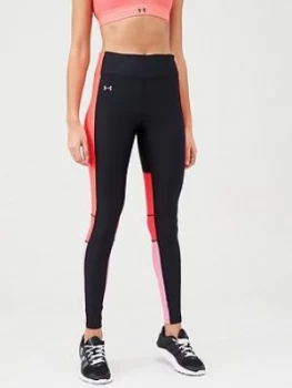 Image of Urban Armor Gear Heatgear Perforation Inset Leggings - Black/Pink