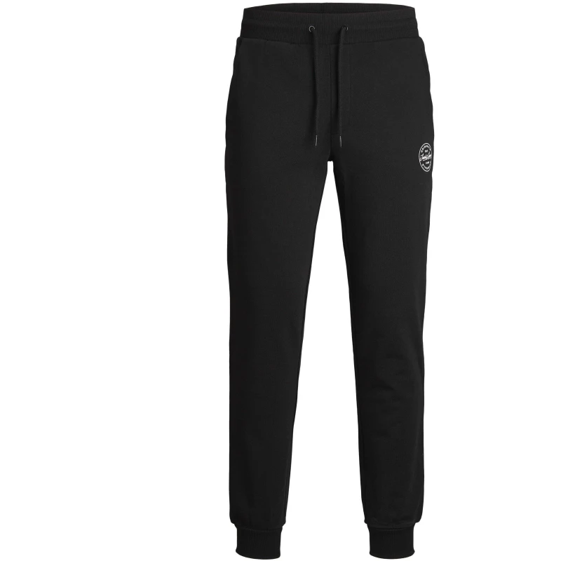 Image of Jack and Jones Gordon Shark Jogging Bottoms Black male 2XL