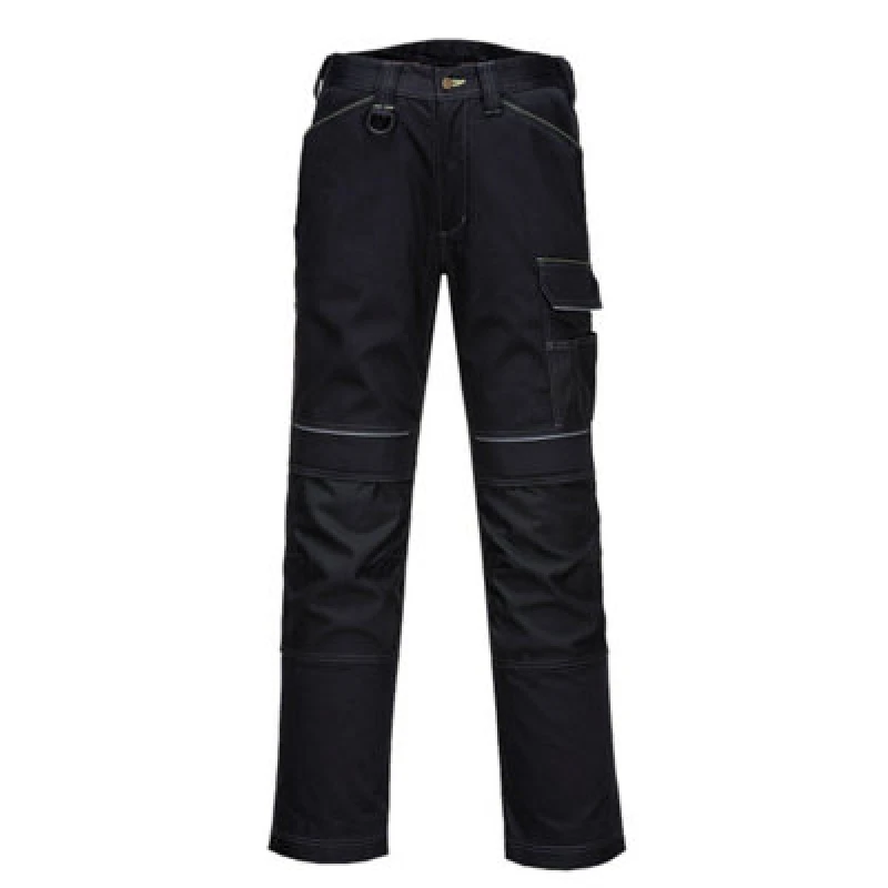 Image of Portwest PW3 Lined Winter Work Trousers PW358BKR30 Colour: Black