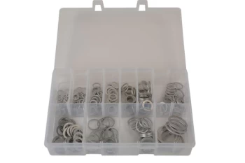 image of Assorted Aluminium Washers Box Qty 260 Connect 31896