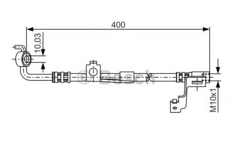 Image of Bosch 1 987 476 815 Brake Hose Brake Hose (83)