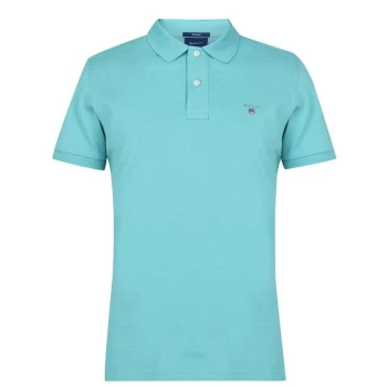 image of Gant Original Pique Polo Shirt - Green