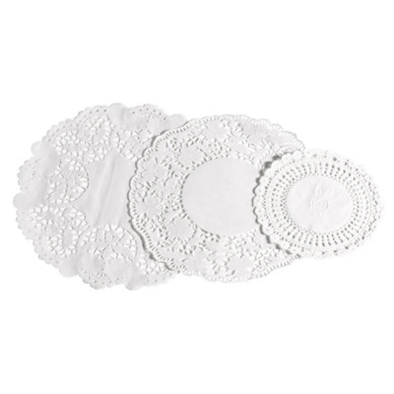Image of Interiors by Premier 30Pcs White Foil Paper Doilies White