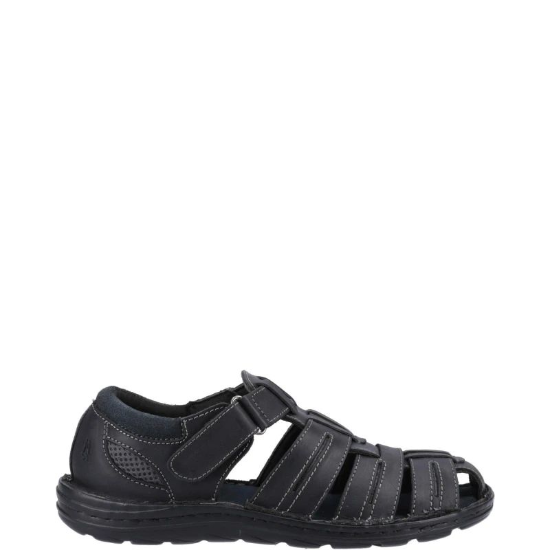 Image of Hush Puppies Hush Puppies Men Albert Fisherman Sandal in Black Size: 7 Black 7 Male 5063294006504