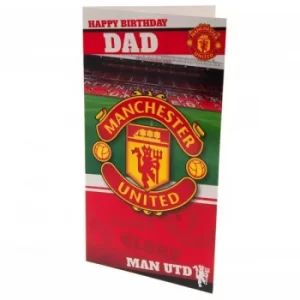 image of Manchester United FC Birthday Card Dad