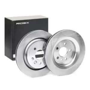 Image of RIDEX Brake disc 82B0591 Brake rotor,Brake discs VOLVO,V70 III (135),V60 (155, 157),S60 II (134),XC70 II Kombi (136),S80 II (124)