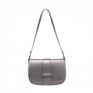 image of Karen Millen Manhattan Crossbody Bag - PEWTERMETAL021