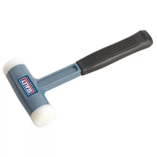 Image of Genuine SEALEY DBHN20 Dead Blow Hammer 1.75lb Nylon Faced