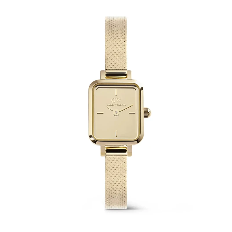 Image of Daniel Wellington Womens watch Daniel Wellington Quadro Mini Reflection G Dore Female 15,4x18,2 mm
