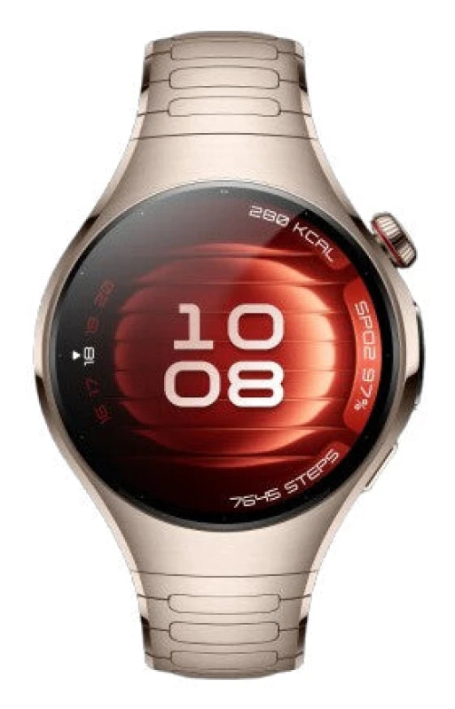 Image of Huawei Watch 5 - Stainless Gold, Fluoroelastomer Strap, 42 mm, Gold 6942103154294