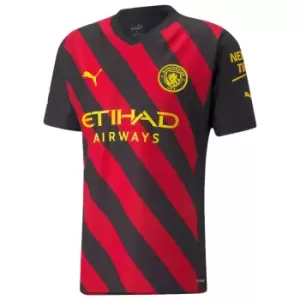 image of 2022-2023 Man City Authentic Away Shirt