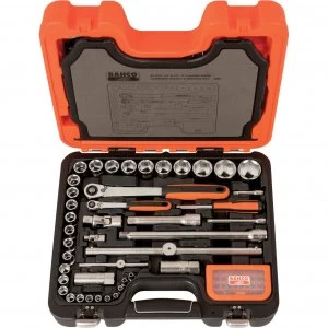Image of Bahco 95 Piece Combination Drive Socket Set Combination
