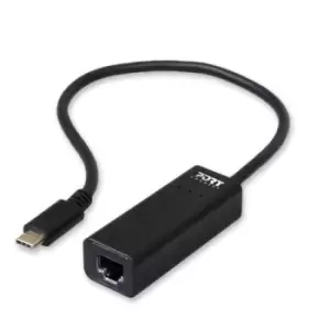 Image of Port Designs 900126 networking cable 0.3 m Black