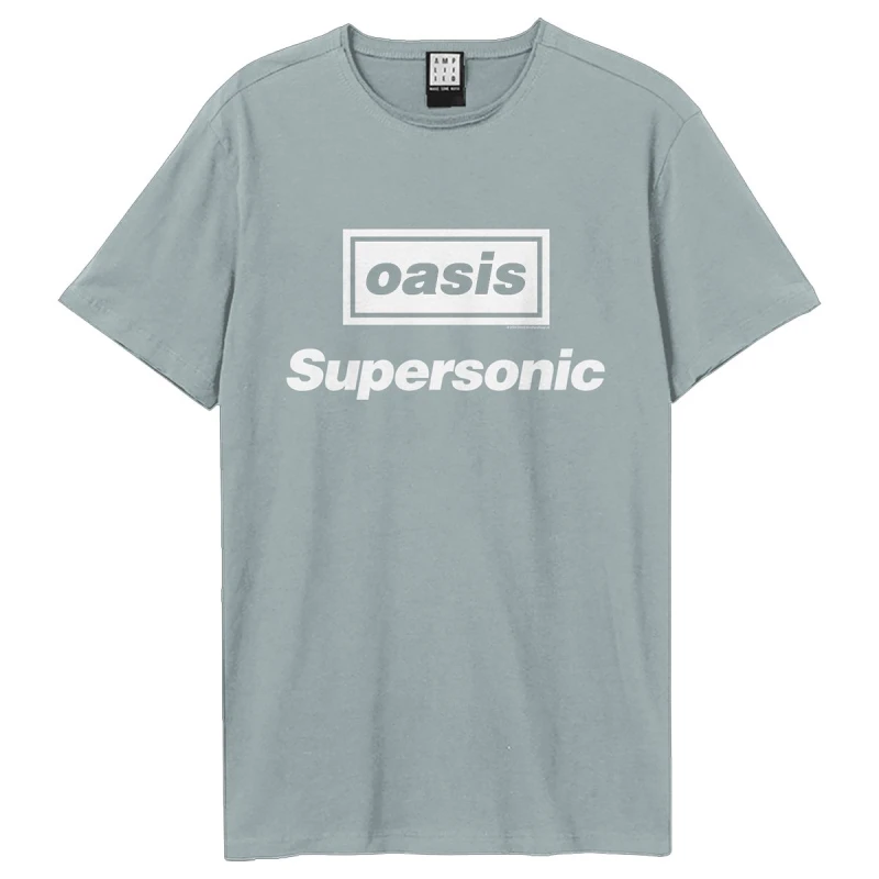 Image of Amplified Amplified Men Supersonic Oasis T-Shirt in Pale Blue Size: X-Small Pale Blue XS Male 5063652563120