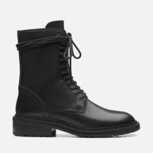 Image of Clarks Tilham Lace Up Leather Boots - UK 4