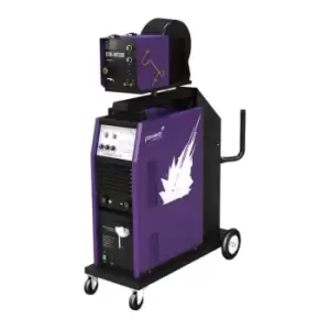 image of XTM503I-P1 Synergic MIG Inverter 400V with Built in Trolley and Water Cooler, MIG Torch and Regulator