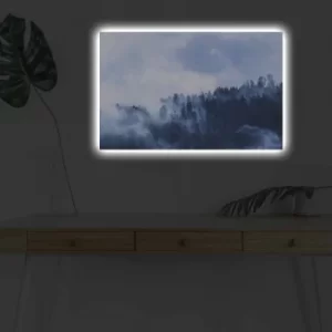Image of 4570DHDACT-082 Multicolor Decorative LED Lighted Canvas Painting