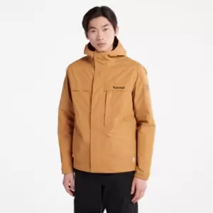 image of Timberland Benton Water-resistant Shell Jacket For Men In Orange Light Brown, Size S