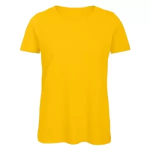 Image of B&C Womens/Ladies Favourite Organic Cotton Crew T-Shirt (XS) (Gold)