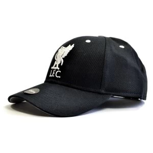 Image of Liverpool Contrast Baseball Cap Liverbird Black Kleberg