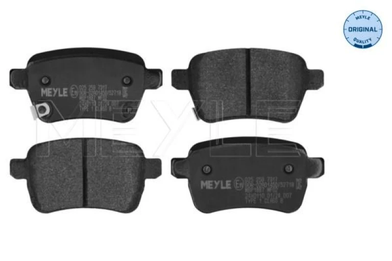 Image of Brake pad set MEYLE 025 259 7317