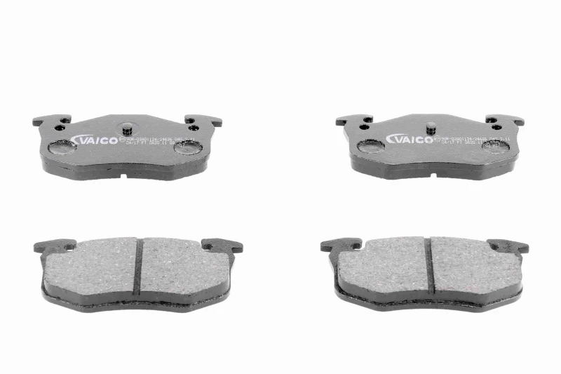Image of VAICO V46-0162 Brake pad set Rear Axle, not prepared for wear warning indicator, Q+, original equipment manufacturer quality Brake Pad Set,disc brake