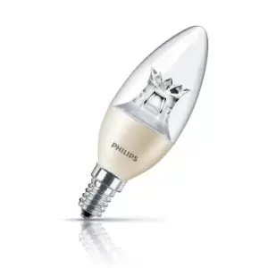 Image of Philips LED DimTone Candle 5.5W E14 Dimmable Master Warm White Clear