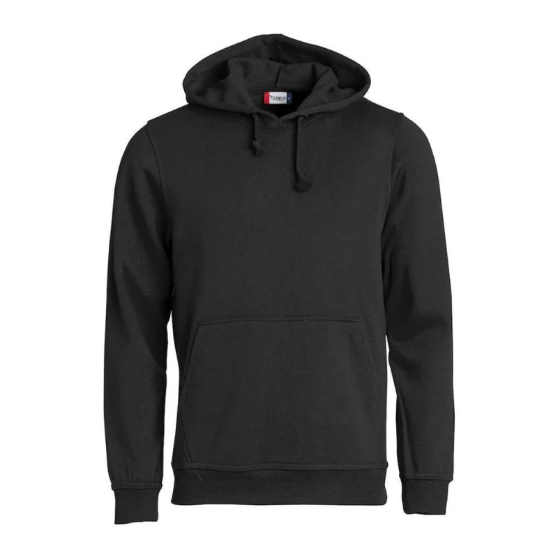 Image of Clique Mens Basic Hoodie in Black Size: Large Black Male L