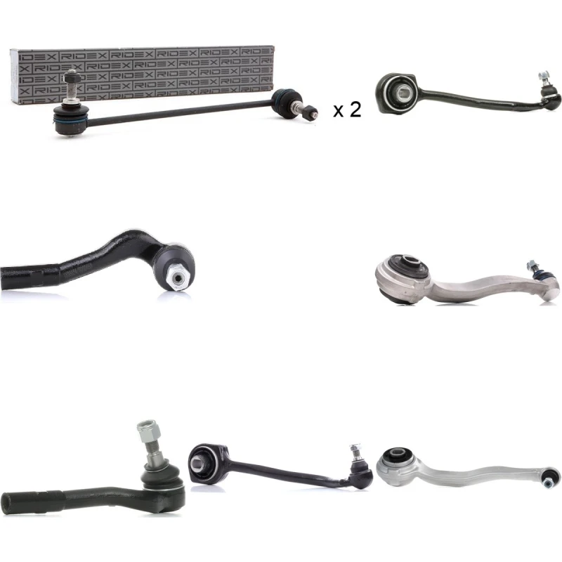 Image of RIDEX 772S1257 Control arm repair kit Front Axle Left Suspension Kit (772)
