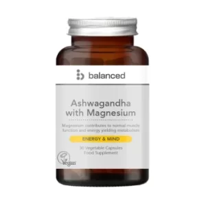 Image of Balanced Ashwagandha Bottle 30 capsule