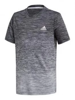 Image of Boys, adidas B A.R. Grad T-Shirt - Black/White, Size 11-12 Years