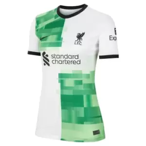 image of Nike Liverpool FC Away Jersey 2023 2024 Womens - White