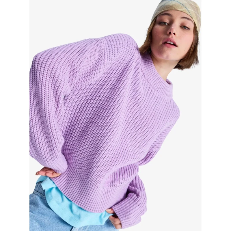 Image of Roxy Woman sweater Roxy Coming Home Again Violet Female XL