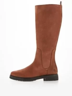 image of Timberland Hannover Hill Knee High Boot, Brown, Size 4, Women