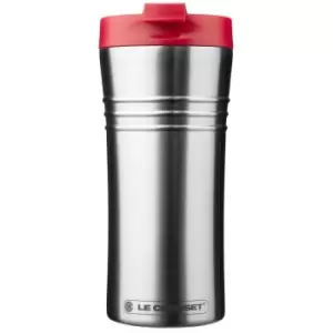 Image of Le Creuset Stainless Steel Travel Mug Cerise